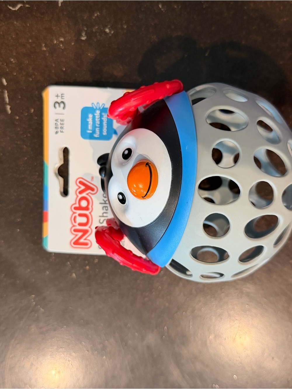 Nuby Penguin Rattle Ball Toy